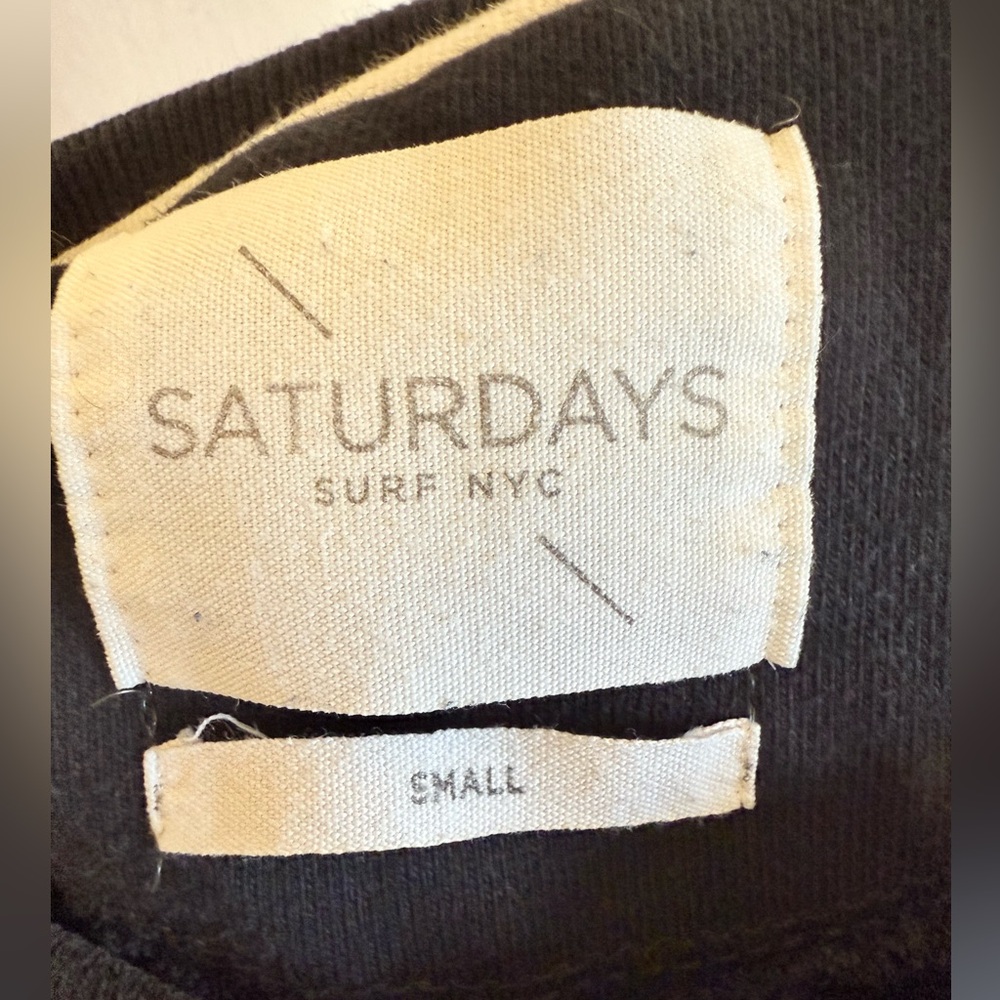 Saturdays New York City Black USA Women's Sweater - Picture 2 of 3